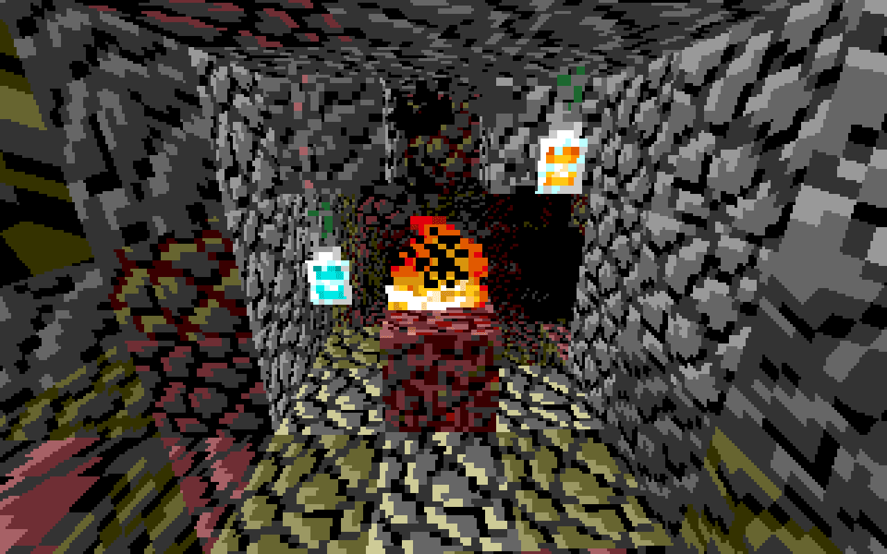 Billboarded fire and lanterns
