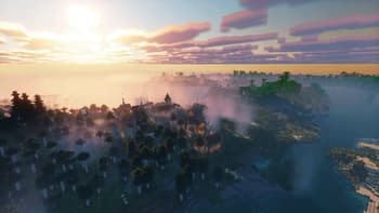 sunrise fog